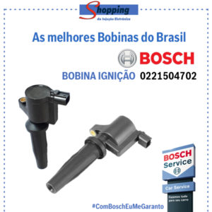 BOBINA IGNIÇÃO FORD FOCUS 2.0 16V ECOSPORT 0221504702 BOSCH