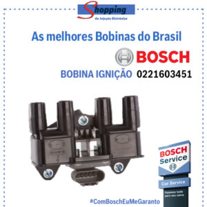 Bobina Ignição Bosch GM Agile Cobalt Mont Spin S10