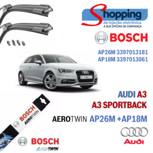 palheta Audi A3 sportback bosch aerotwin plus AP26M + AP18M