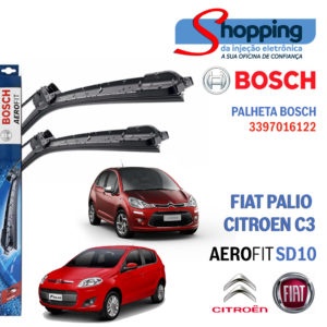Palheta Fiat Palio Citroen C3 Bosch Aerofit SD10