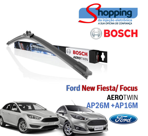 palheta Ford new fiesta focus bosch aerotwin plus ap26m ap16m