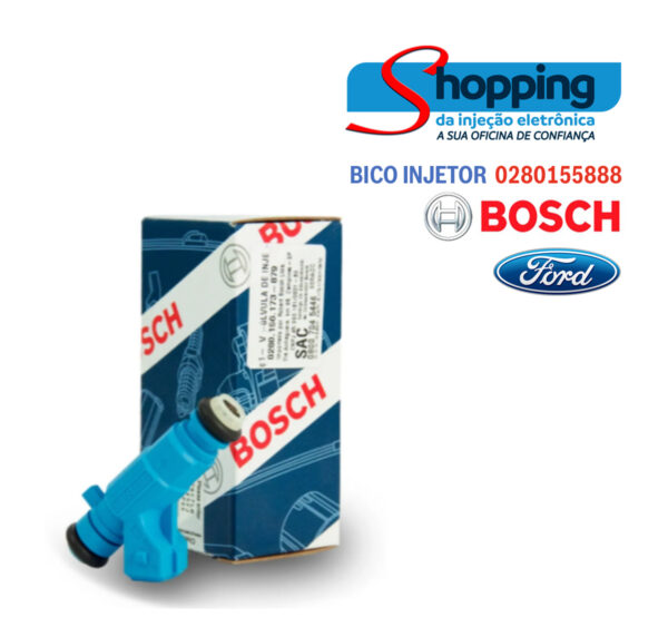 Bico Injetor Ford Ka Fiesta 1.0 Zetec 0280155888 Bosch