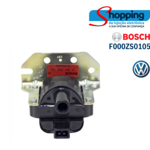 Bobina de Ignição Bosch F000ZS0105 Volkswagen Gol Parati Saveiro Santana 97/… 1.6 1.8 AP MI BOSCH ORIGINAL